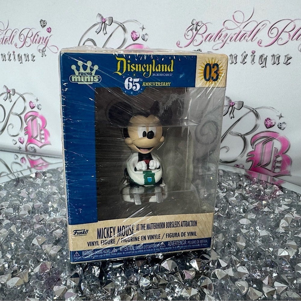 Funko Pop! Mickey Mouse Vinyl Figure Matterhorn bobsled attraction funko mini 03